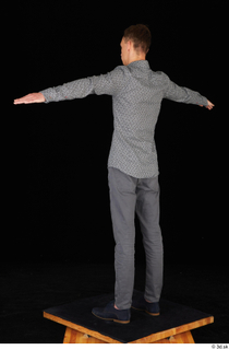  Alessandro Katz black shoes business dressed grey shirt grey trousers standing t poses whole body 0004.jpg
